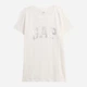 Футболка бавовняна довга жіноча GAP 398317631 2XL Біла (1159862922) - зображення 5