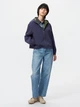 Ветровка с капюшоном женская Uniqlo 80029694 2XL Синяя (1159863002) - изображение 2
