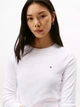 Лонгслив длинный женский Tommy Hilfiger 485786370 M Белый (1159863081) - изображение 2