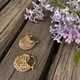 Сережки Хuping 18k у грецькому стилі - зображення 1