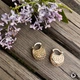 Сережки Хuping 18k у грецькому стилі - зображення 2