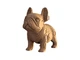 Картонный 3D пазл Bulldog Puppy, Cartonic, 63 эл. - изображение 1