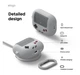 Чехол Elago AW5 Hang Case Grey for Airpods Pro 3rd Gen (EAPP3AW5-HANG-LGY) - изображение 3