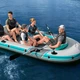Алюминиевые складные весла Bestway 2в1 4-секционная 145 / 218 см 2 шт трансформация в байдарочное весло (62064 ) - изображение 2