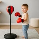 Детская боксерская груша на стойке с перчатками Punching Ball Set, набор для бокса с пружиной, насосом и регулируемой высотой для дома и улицы, спортивный тренажер для детей Красный/черный - изображение 1