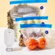 Вакуумні пакети для харчових продуктів з клапаном та застібкою з електричним насосом KITUA 36 шт - зображення 6