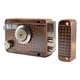 Замок накладний Comit Art.CT0671 2риг,сталь,3кл мідь 15951 - изображение 3