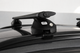 Багажник на інтегровані рейлінги для Toyota Auris Mk Ii; Kombi 2013-2018 Amos Boss Wind Black 1.2 Сріблястий - зображення 3