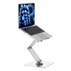 Підставка для ноутбука WIWU Rotative Foldable Laptop Stand S801 Silver (6977703651003) - зображення 4