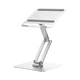 Підставка для ноутбука WIWU Rotative Foldable Laptop Stand S801 Silver (6977703651003) - зображення 7
