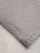 Полотенце муслиновое банное Malloory Home 70*140 см Колосок Светло-серое - изображение 6