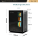 Настільна шафа для дезінфекції кухонного посуду Canbo Household Small Vertical Dezinfection Cabinet 60L XDR60-B1 з двома зірками, що підходить для мисок, паличок для їжі та ножів. - изображение 9