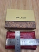 Женский складной лаковый кошелек из кожи BALISA G2-712Н красный - изображение 3