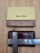 Женский складной лаковый кошелек из кожи BALISA G2-712Н бордовый - изображение 3