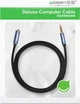 Аудіокабель Ugreen AV118 3.5 мм Male to 3.5 мм Female, nylon braid, 2 м Black (UGR-40675) - зображення 2