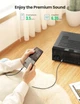 Аудиокабель Ugreen AV127 3.5 мм Male to 6.35 мм Male, TRS Stereo Audio Cable, nylon braid, 2 м Gray (UGR-10628) - изображение 3