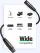 Аудіокабель Ugreen AV130 Cannon Male to Female Microphone Extension Audio Cable 5 м Black (UGR-20712) - зображення 3