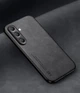 Кожаный чехол XnE Samsung Galaxy S25 S931 с металлической вставкой Black (44410-2B) - изображение 1