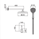 Змішувач для душу вбудований HAIBA BOLERO 003 (INNER) (Колір хром) (HB9640) - изображение 6