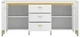 Тумба под телевизор Frisco Lazio LAZF01 1553х400х700 мм Альпийский белый (23136-LAZF01) - изображение 2