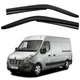 Дефлектори вікон ветровики Renault Master / Movano 2010- По Двері Скотч 3M SunPlex (SP-40) - зображення 1