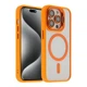 Чохол Premium TPU+PC+Metal Stand Case with MagSafe and Camera Lenses для iPhone 15 Pro Grey - зображення 4