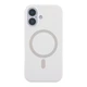Чохол Premium Glow Silicone Case with Magsafe для iPhone 16 White - изображение 1