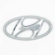 Эмблема логотип Hyundai 108*55 мм ABS хром, глянец - изображение 2