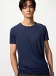 Футболка хлопковая мужская Uniqlo 985690784 2XL Синяя (1159863352) - изображение 2
