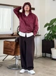 Ветровка мужская Uniqlo 27824145 XL Бордовая (1159863264) - изображение 7