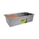 Мойка для кухни интегрированная Lidz Handmade H7545 Brushed Steel 3,0/1,0 мм LDH7545BRU49457 - изображение 6