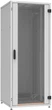 Шафа ZPAS 19", 42U, SZB IT, передні скляні двері, 800x600 мм, максимально 1500кг, чорна - зображення 1