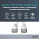 Патч-корд DIGITUS CAT 6a F-FTP Slim, 1 м, AWG 32/7, Cu, LSZH, сірий - изображение 6