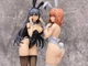 Фигурка аниме Аои Aoi Black Bunny Черный зайчик 29 см - изображение 7