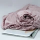 Простынь на резинке Moon&Star Satin Stripe Blush Satin 70х190х25 см (MS-850007180) - изображение 4