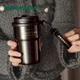 Термокружка Starbucks Coffee Treasure Golden Flow Double-Drinking 365 мл Black - изображение 8