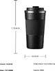 Термос для кофе портативный 500 мл Black Bourbon - изображение 4