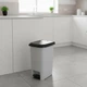 Відро для сміття з педаллю пластиковий з кришкою, 10 л, Сірий (109-GRAY) - зображення 3