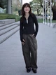 Куртка демисезонная женская UNIQLO 471282325 M Черная (1159863355) - изображение 2