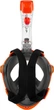 Повнолицьова маска AQUA SPEED силікон S/M чорна помаранчева - зображення 5