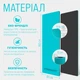 Коврик для йоги и фитнеса EasyFit TPE 183х61 см мятный-черный 6 мм - изображение 5