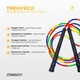 Бисерная скакалка ProDobro TPU 2,7 м мультиколор - изображение 5