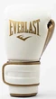 Боксерские перчатки Everlast полиуретан 12 унций белый золотой - изображение 1