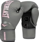 Боксерские перчатки Everlast 10 унций серый розовый полиуретан - изображение 1