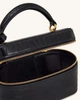 Жіноча сумка кросс-боді через плече JW PEI Cleo Box Shape Top Handle Bag Black croc (126863) - зображення 8