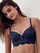 Бюстгальтер Inkblot Lace Victoria's Secret 32B Синій (344650) - зображення 1