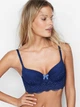 Бюстгальтер Inkblot Lace Victoria's Secret 32B Синій (344650) - зображення 3