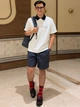 Рюкзак тканевый 45 л вмещает формат А4 Uniqlo Jw Anderson 277214160 Синий (1159863300) - изображение 15