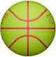 Баскетбольний м'яч Wilson NBA Team Neon Chicago Bulls, розмір 7, композитна шкіра, для залу та вулиці, салатовий, дизайн All-Team Retro(OB_CC4FD3651486) - зображення 4