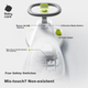 Детская электрическая коляска Babycare Electric Twist с сиденьем, коляска для взрослых, защита от опрокидывания, подарок для малыша, светло-фиолетовый цвет. - изображение 7